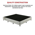 Load image into Gallery viewer, Palermo King Single Ensemble Bed Base Platinum Light Grey Linen Fabric
