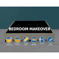 Load image into Gallery viewer, Palermo King Ensemble Bed Base Platinum Natural Sand Linen Fabric
