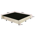 Load image into Gallery viewer, Palermo King Ensemble Bed Base Platinum Natural Sand Linen Fabric
