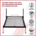 Load image into Gallery viewer, Palermo Single Size Wall Bed Mechanism Hardware Kit Diamond Edition
