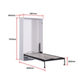 Load image into Gallery viewer, Palermo Single Size Wall Bed Diamond Edition
