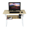 Load image into Gallery viewer, Wood & Metal Computer Desk with Shelf Home Office Furniture
