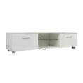 Load image into Gallery viewer, TV Cabinet Entertainment Unit Stand High Gloss Storage Shelf 140cm White
