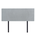 Load image into Gallery viewer, Linen Fabric Double Bed Deluxe Headboard Bedhead - Stone Grey
