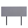 Load image into Gallery viewer, Linen Fabric Queen Bed Deluxe Headboard Bedhead - Slate Ash
