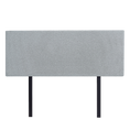 Load image into Gallery viewer, Linen Fabric Queen Bed Deluxe Headboard Bedhead - Stone Grey
