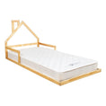 Load image into Gallery viewer, Pine Wood Floor Bed House Frame for Kids and Toddlers
