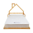 Load image into Gallery viewer, Pine Wood Floor Bed House Frame for Kids and Toddlers
