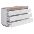 Load image into Gallery viewer, Ashley Coastal White Wooden Chest of 6 Drawers
