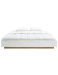 Load image into Gallery viewer, King Contemporary Industrial White Oak Base Bed Frame
