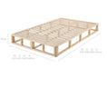 Load image into Gallery viewer, Luis Wooden Platform Bed Frame Base Queen
