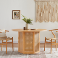 Load image into Gallery viewer, Hendrix 4 Seater Round Rattan Dining Table
