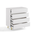 Load image into Gallery viewer, Kori White 4 Chest of Drawers
