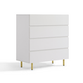 Load image into Gallery viewer, Kori White 4 Chest of Drawers
