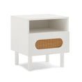 Load image into Gallery viewer, Kailua Rattan Bedside Table in White
