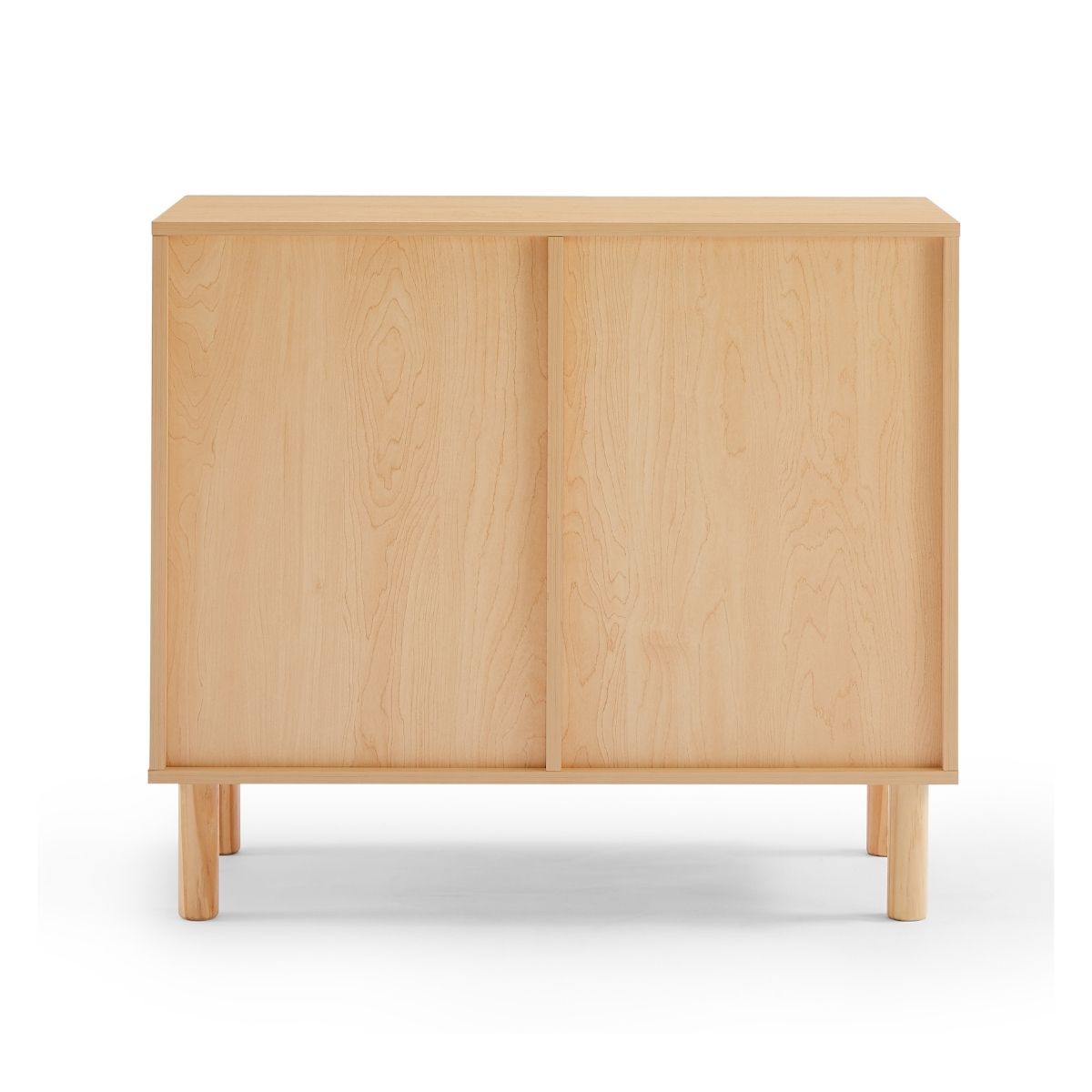 Leo Rattan 2-Door Accent Cabinet in Maple