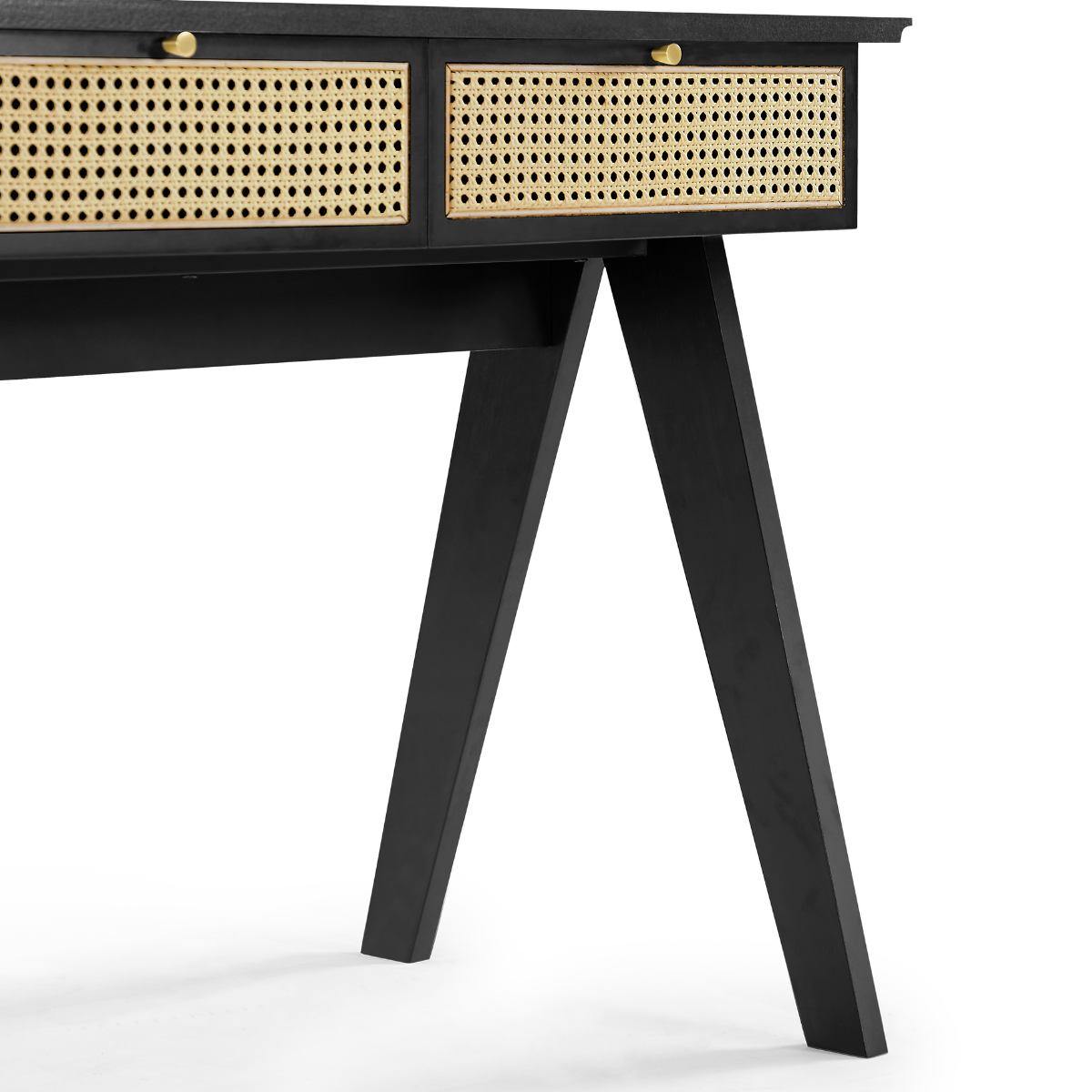 Ruby Rattan Desk Console Table