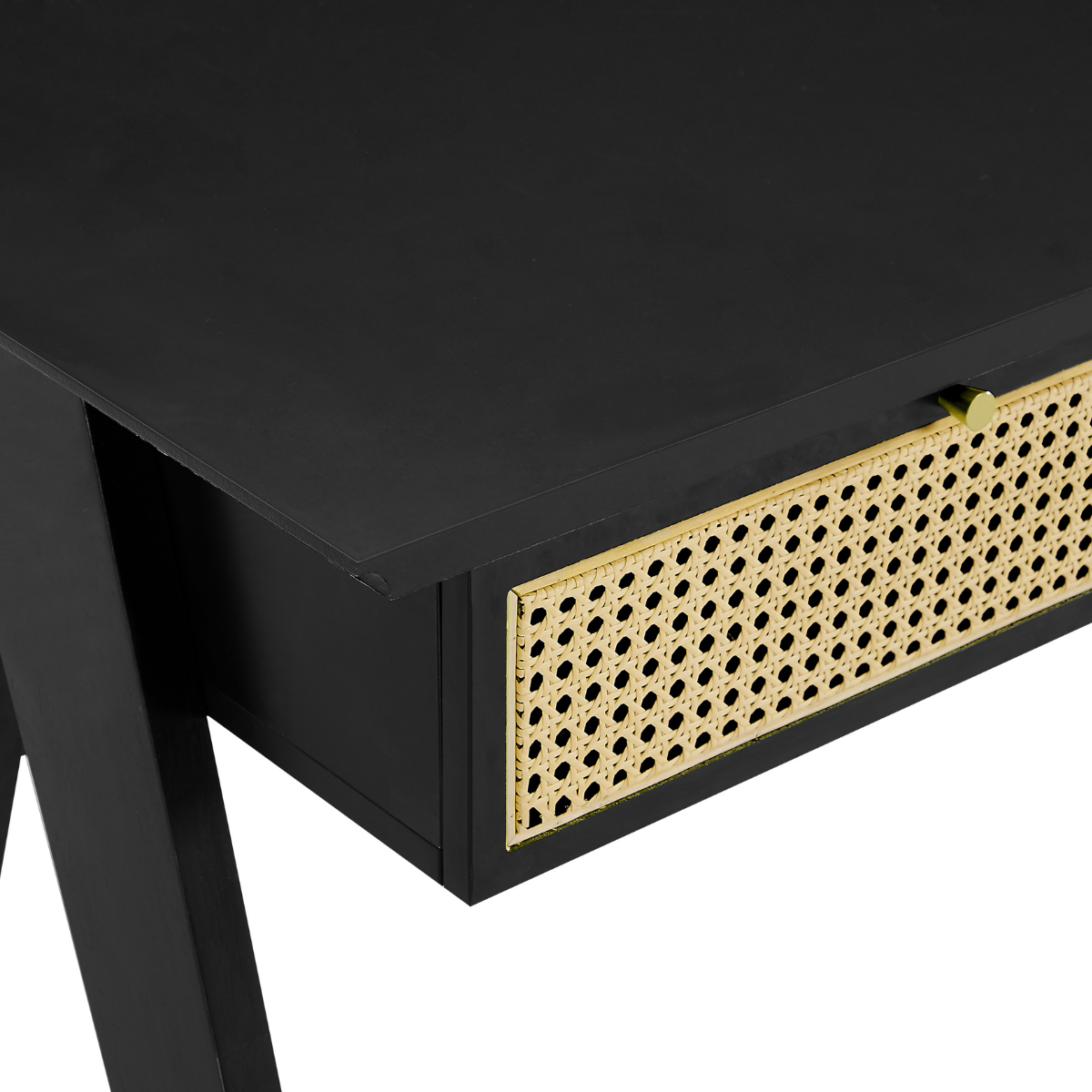 Ruby Rattan Desk Console Table