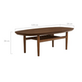 Load image into Gallery viewer, Paris Walnut Coffee Table
