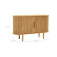 Load image into Gallery viewer, Kate Column Wooden Sideboard Table in Natural
