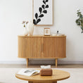 Load image into Gallery viewer, Kate Column Wooden Sideboard Table in Natural
