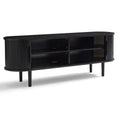 Load image into Gallery viewer, Kate Black Column TV Stand 160cm
