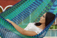 Load image into Gallery viewer, Outdoor undercover cotton Mayan Legacy hammock Family size Caribe
