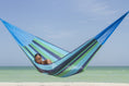 Load image into Gallery viewer, Outdoor undercover cotton Mayan Legacy hammock Family size Oceanica
