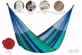 Load image into Gallery viewer, Outdoor undercover cotton Mayan Legacy hammock Family size Oceanica
