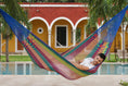 Load image into Gallery viewer, Outdoor undercover cotton Mayan Legacy hammock King size Mexicana
