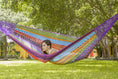 Load image into Gallery viewer, Mayan Legacy Queen Size Outdoor Cotton Mexican Hammock in Colorina Colour
