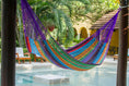 Load image into Gallery viewer, Mayan Legacy Queen Size Outdoor Cotton Mexican Hammock in Colorina Colour
