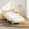 Load image into Gallery viewer, Artiss Bed Frame Single Size Wooden Oak SOFIE
