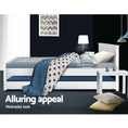 Load image into Gallery viewer, Artiss Bed Frame King Single Size Wooden Trundle Daybed White ELVIS
