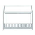 Load image into Gallery viewer, Artiss Bed Frame Wooden Kids House Frame Grey ROCK
