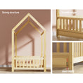 Load image into Gallery viewer, Artiss Bed Frame Wooden Kids House Frame Oak ROCK
