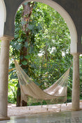 Load image into Gallery viewer, Outdoor undercover cotton Mayan Legacy hammock with hand crocheted tassels King Size Marble
