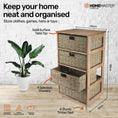 Load image into Gallery viewer, Home Master 4 Drawer Natural Seagrass Wooden Storage Chest Stylish 85cm
