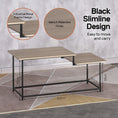 Load image into Gallery viewer, Home Master Coffee Table 2 Tier Split Level Stylish Modern Design 1.09m

