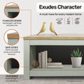 Load image into Gallery viewer, Luke Winchester Two Tone Coffee Table Stylish Flawless Design 105cm

