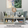 Load image into Gallery viewer, Luke Winchester Two Tone Coffee Table Stylish Flawless Design 105cm
