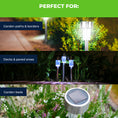 Load image into Gallery viewer, Garden Greens 48PCE Solar Garden/Path Lights Weather Proof Design White LED
