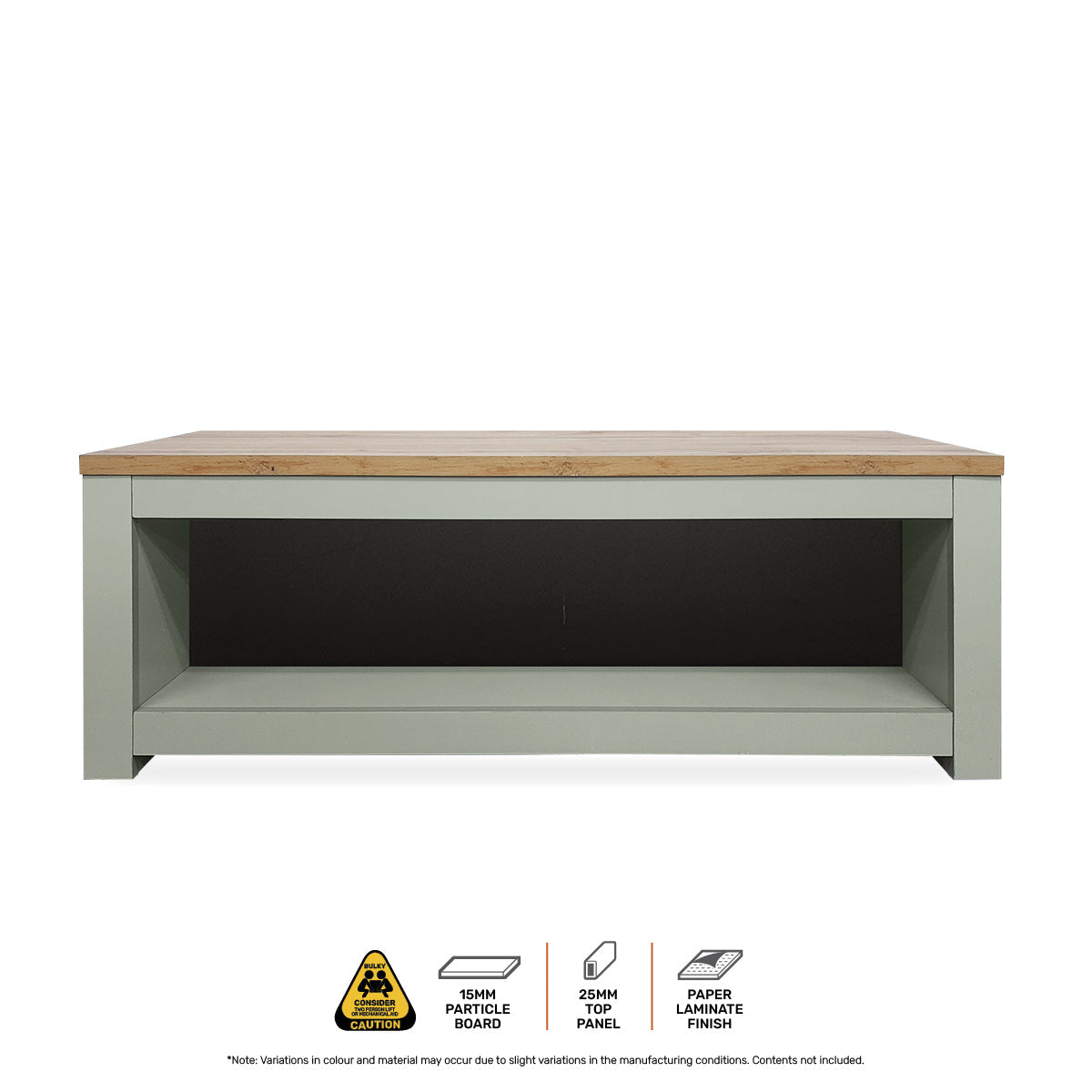 Luke Winchester Two Tone Coffee Table Stylish Flawless Design 105cm