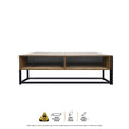Load image into Gallery viewer, Luke Milan Wood Tone Coffee Table Stylish Rustic Flawless Design 110cm
